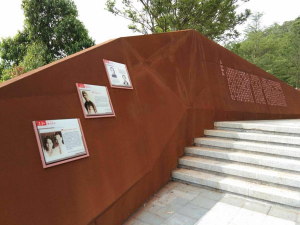 泰州耐候钢挡土墙